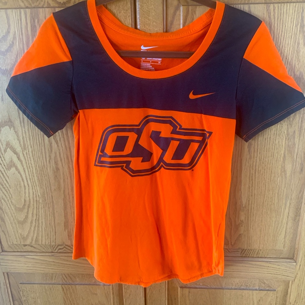 Nike Orange and Black OSU -Oklahoma State University Shirt